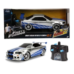 Jada Toys 9399371314R01 Fast and Furious RC Távirányítós autó Nissan Skyline GTR 1:24