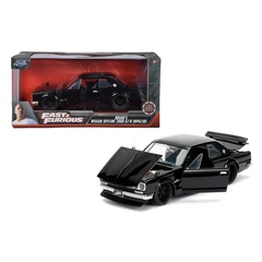 Jada Toys 9399686314R00 Fast and Furious Brian's 1971 Nissan Skyline GT-R fém autómodell 1:24