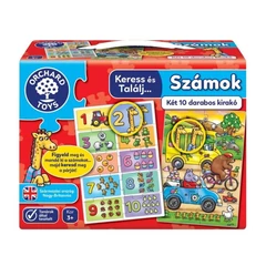 Orchard Toys - Keress és találj... Számok puzzle - 2 x 10 db-os (HU331)