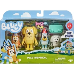 Bluey Pass the Parcel 4 db-os figuraszett (BLU17558)