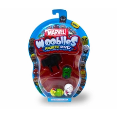 Wooblies Marvel gyűjthető figura meglepetés csomagban - 3 figura kilövővel