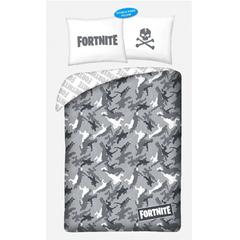 Fortnite ágyneműhuzat szett - Szürke sziluettek 
