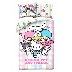 Hello Kitty ágyneműhuzat szett - Friends (HK-454BL)