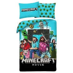 Minecraft Movie ágyneműhuzat szett - Garrett (MNM-009BL)