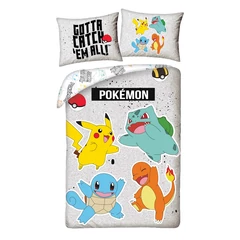 Pokemon ágyneműhuzat szett - Gotta Catch Em All (POK-1023BL)