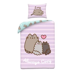 Pusheen cicás ágyneműhuzat szett - Always Cozy (PUS-2276BL)