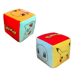 Pokemon - Team - 25 cm-es kocka párna (POK-505SQR)