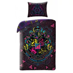 Harry Potter ágyneműhuzat szett - Hogwarts - Roxforti házak