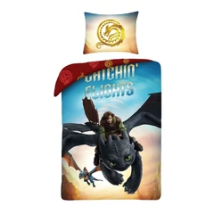 Így neveld a sárkányodat ágyneműhuzat szett - Flights (HTTD-8613BL)