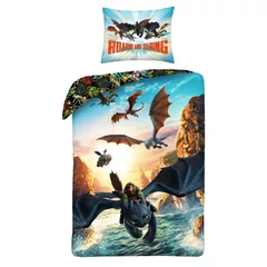 Így neveld a sárkányodat ágyneműhuzat szett - Roaring (HTTD-8620BL)