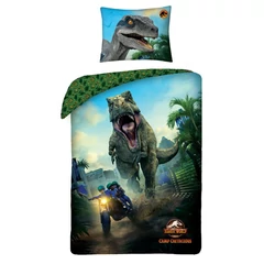 Jurassic World - Krétakori Tábor ágyneműhuzat szett