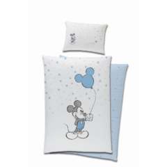 Mickey Mouse ovis ágyneműhuzat szett - Kék lufis