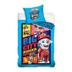 Mancs őrjárat ágyneműhuzat szett - Big City - kék