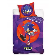Sonic ágyneműhuzat szett - lila - 140x200 + 70x90 cm (SONIC236022-PP)