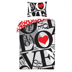 Szívecskés, Valentin-napi ágyneműhuzat szett