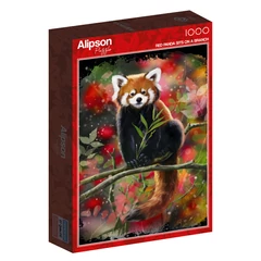 Alipson 1000 db-os puzzle - Red Panda Sits On A Branch (50035)