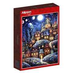 Alipson 1000 db-os puzzle - Village Under The Moon (50093)