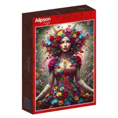 Alipson 1000 db-os puzzle - Woman Flowers (50303)