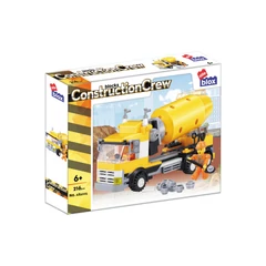 AlleBlox - ConstructionCrew Betonkeverő 216 db-os építőkocka játékszett (AB5005)
