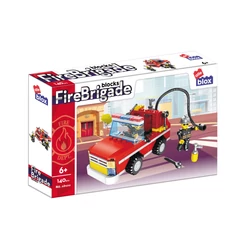 AlleBlox - Fire Brigade Tűzoltóautó 140 db-os építőkocka játékszett (AB1010)
