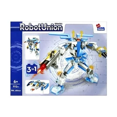 AlleBlox - Robot Union Robot kék 201-223 db-os építőkocka játékszett (AB8031)