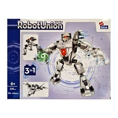 AlleBlox - Robot Union Robot szürke 201-223 db-os építőkocka játékszett (AB8032)