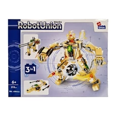AlleBlox - Robot Union Robot bézs 201-223 db-os építőkocka játékszett (AB8034)