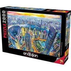 Anatolian 2000 db-os puzzle - View of Shanghai (3962)