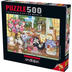 Anatolian 500 db-os puzzle - Kittens in the Kitchen (3574)