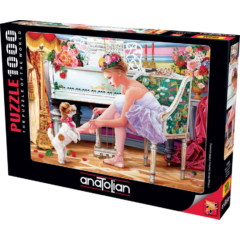 Anatolian 1000 db-os puzzle - Ballerina and her puppy (1115)