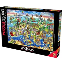Anatolian 1500 db-os puzzle - European World (4557)