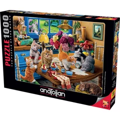 Anatolian 1000 db-os puzzle - Kittens in the Kitchen (1114)