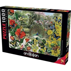 Anatolian 1000 db-os puzzle - Peacock in the Garden (1084)