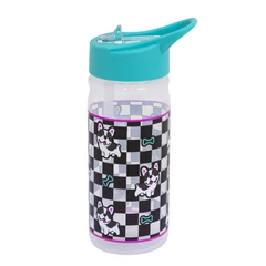 Aqua Pure szívószálas műanyag kulacs - 450 ml - Cute Puppy (511025011)