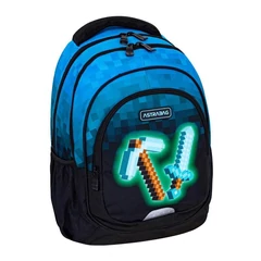 Blue Pixel ergonomikus iskolatáska, hátizsák - 2 rekeszes - 39 cm (502024092)