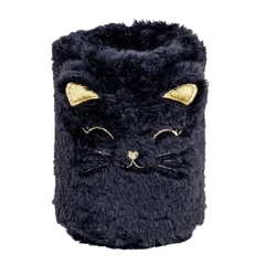 Fluffy Kitty szőrmés asztali tolltartó - Black (411025002)