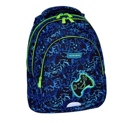 Gaming ergonomikus iskolatáska, hátizsák - 2 rekeszes - 42 cm (502024099)