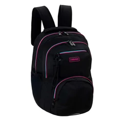  Head Black ergonomikus iskolatáska, hátizsák - 3 rekeszes - 44 cm - Pink, Mint (502026028)