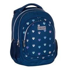 Holo Splash Hearts ergonomikus iskolatáska, hátizsák - 3 rekeszes - Head