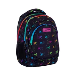 Rainbow Kitty cicás ergonomikus iskolatáska, hátizsák - 3 rekeszes - Astrabag