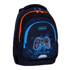 New Game Level ergonomikus iskolatáska, hátizsák - 2 rekeszes - Head - 39 cm (502024040)