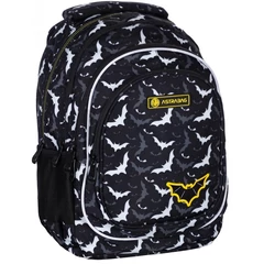 Night Bats ergonomikus iskolatáska, hátizsák - 4 rekeszes - Astrabag