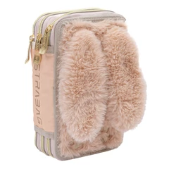 Nyuszis felszerelt 3 emeletes tolltartó - Fluffy Bunny (503024083)