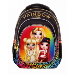 Rainbow High ergonomikus iskolatáska, hátizsák - 3 rekeszes - Gold - Astrabag