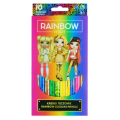 Rainbow High 10 db-os színes ceruza készlet