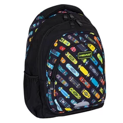 Skateboard ergonomikus iskolatáska, hátizsák - 2 rekeszes - Head - 39 cm (502024127)