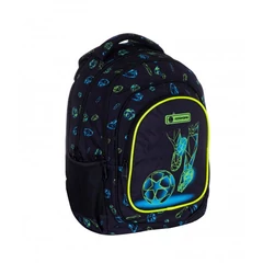 Football Motion focis ergonomikus iskolatáska, hátizsák - 3 rekeszes - Astrabag