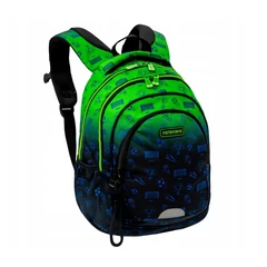  Ombre Football ergonomikus iskolatáska, hátizsák - 3 rekeszes - Astrabag (502026052)