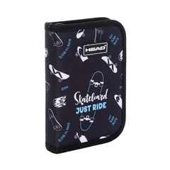 Skateboard Just Ride kihajtható tolltartó - Head