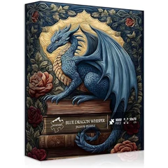 Bboldin 1000 db-os puzzle - Blue Dragon Whisper (PT-379)